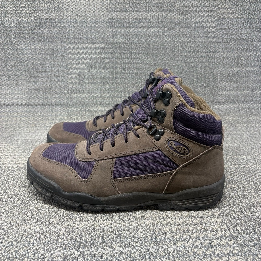 Vasque 7455 Hiking Boots Brown Purple Leather Women's US 9.5 Trail Outdoor